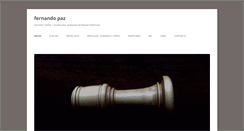 Desktop Screenshot of fernandopaz.org